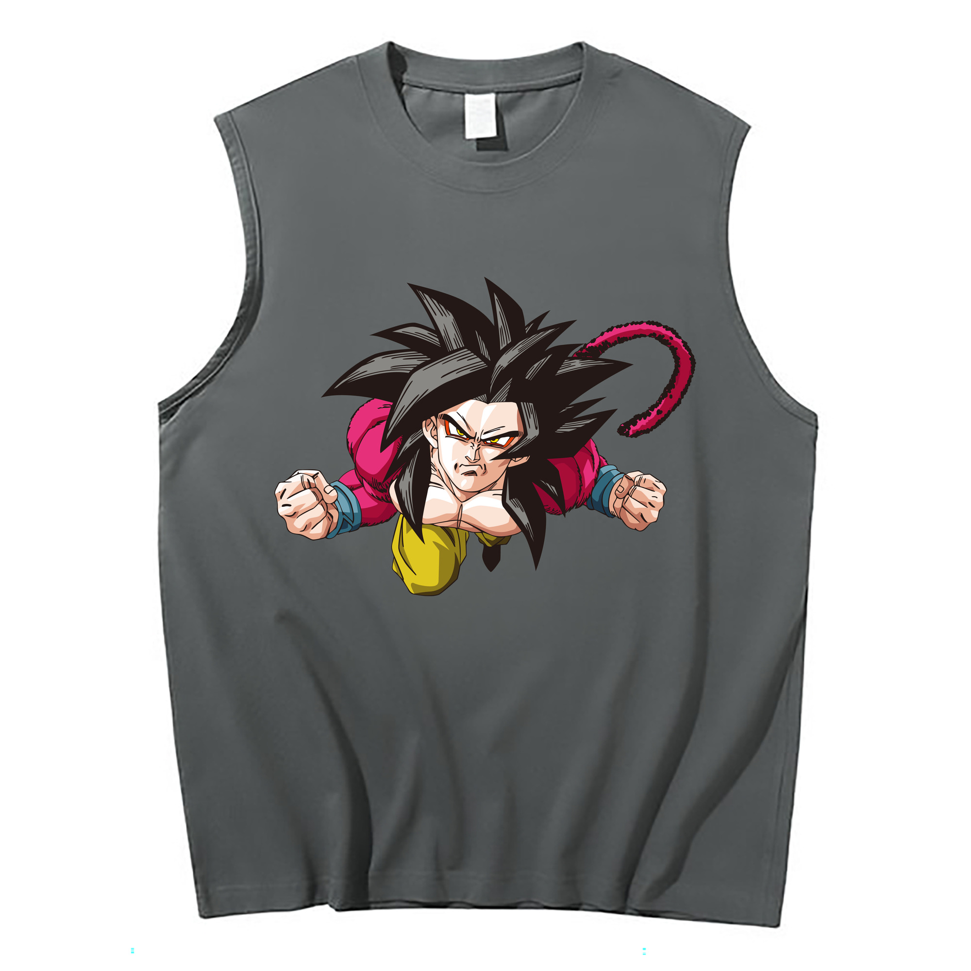 （画像用） ドラゴンボール 孫悟空（そん ごくう）Son Goku カカロット DRAGON BALL Kakarotto コットン100％タンクトップ（フロントプリント）